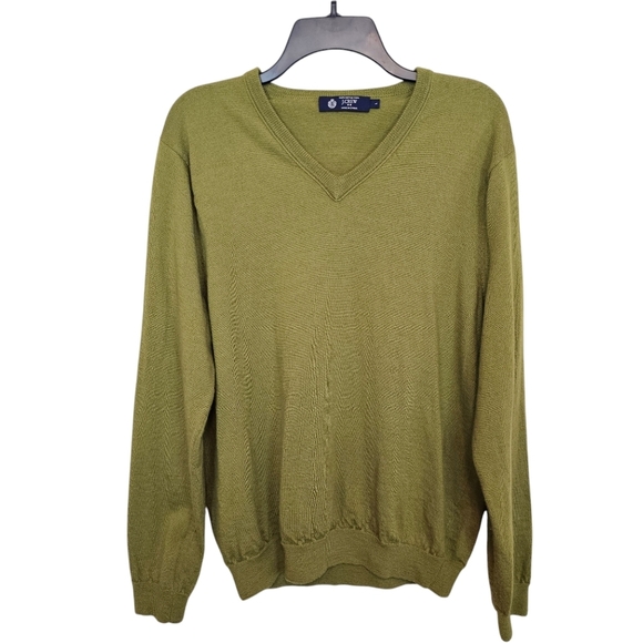 J. Crew Merino Wool V-Neck Knit Sweater Pullover - Picture 1 of 4